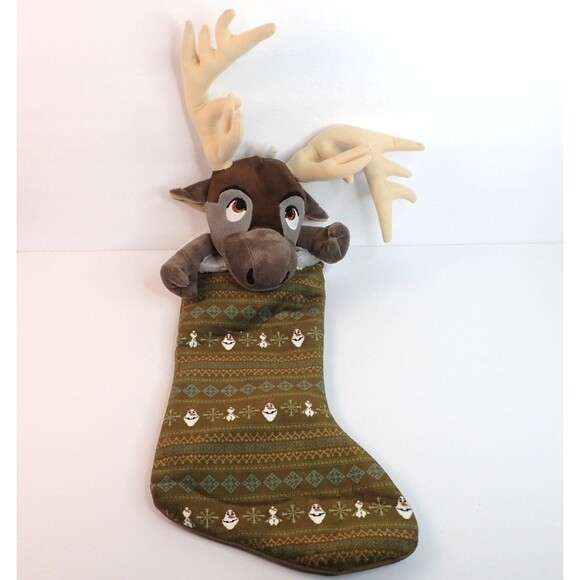 DISNEY Frozen SVEN Plush Stocking Animated Musical Sings Moves 2015 - Picture 2 of 9